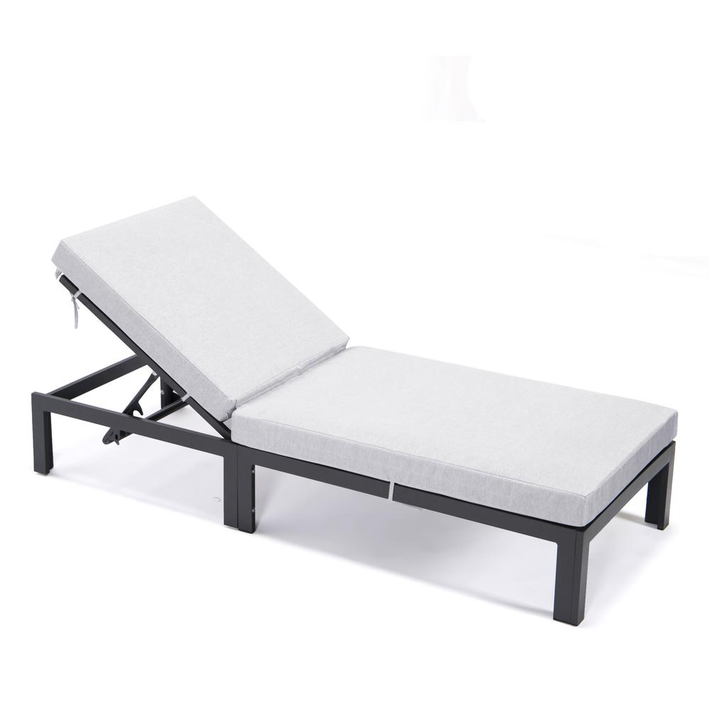 Chelsea Modern Outdoor Chaise Lounge Chair With Cushions