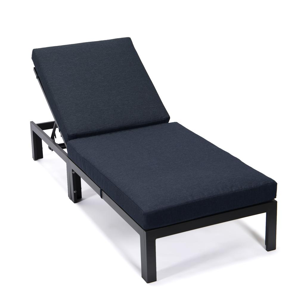 Chelsea Modern Outdoor Chaise Lounge Chair With Cushions