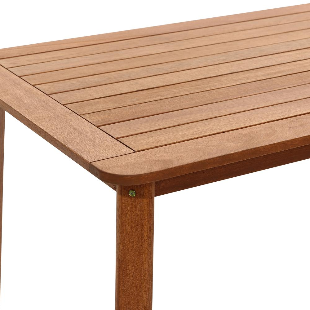 Outdoor Wooden Rectangular Dining Table