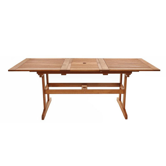 Carmel Solid Wood Extendable Outdoor Dining Table