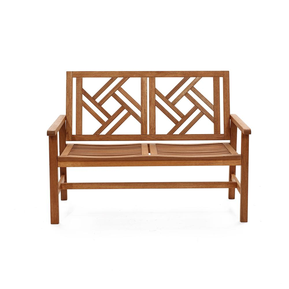 Carmel Solid Wood Outdoor Loveseat Park Bench