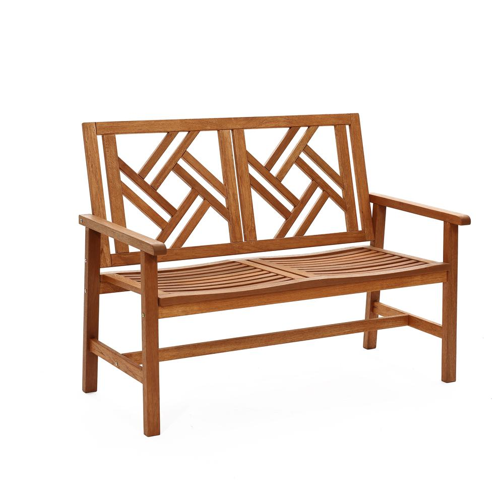 Carmel Solid Wood Outdoor Loveseat Park Bench