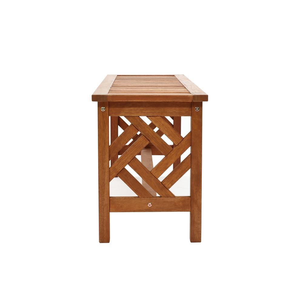 Carmel Solid Wood Outdoor Dining Bench