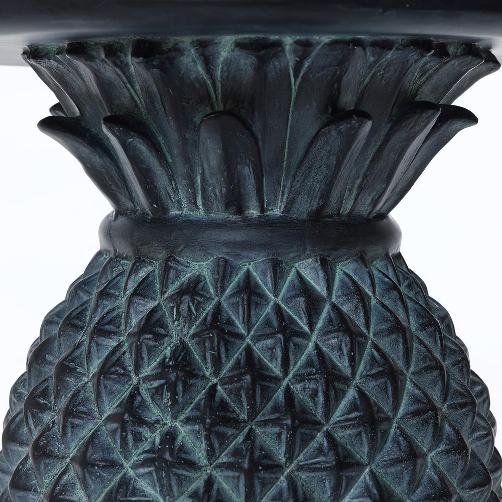 Gray MgO Pineapple Outdoor Side Table