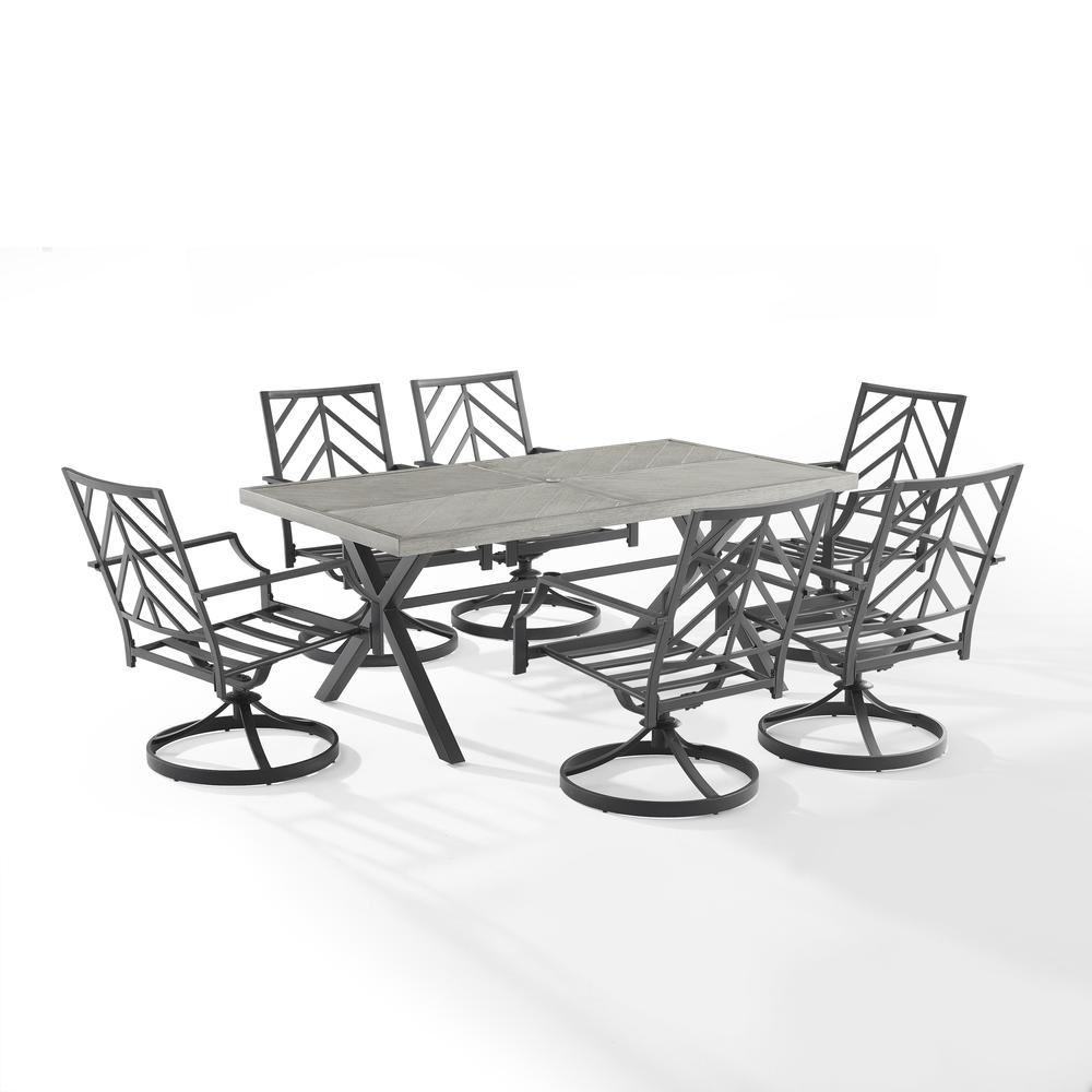 Otto 7Pc Outdoor - Metal Dining Set