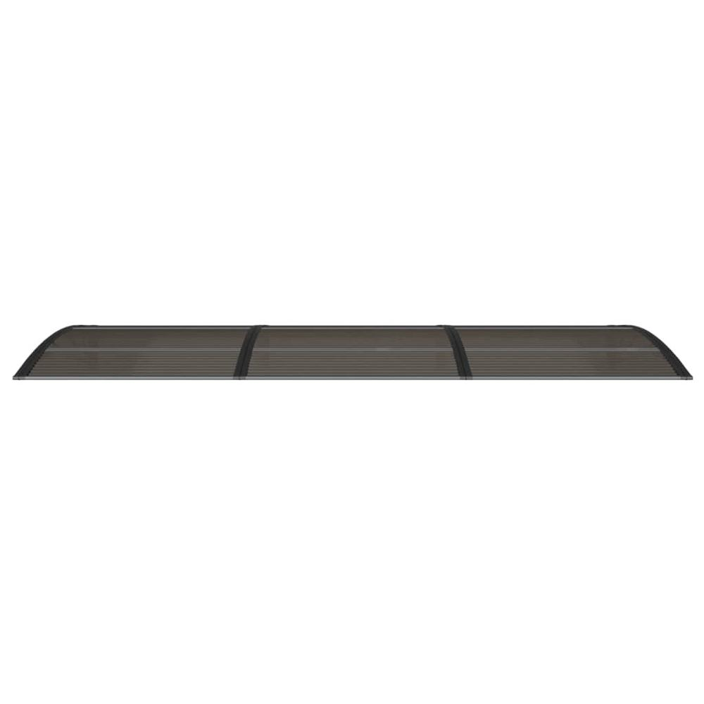 Door Canopy Black 118.1"x39.4" Polycarbonate