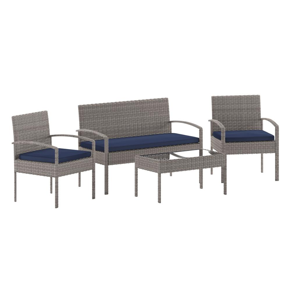 Contemporary Outdoor Seating Set