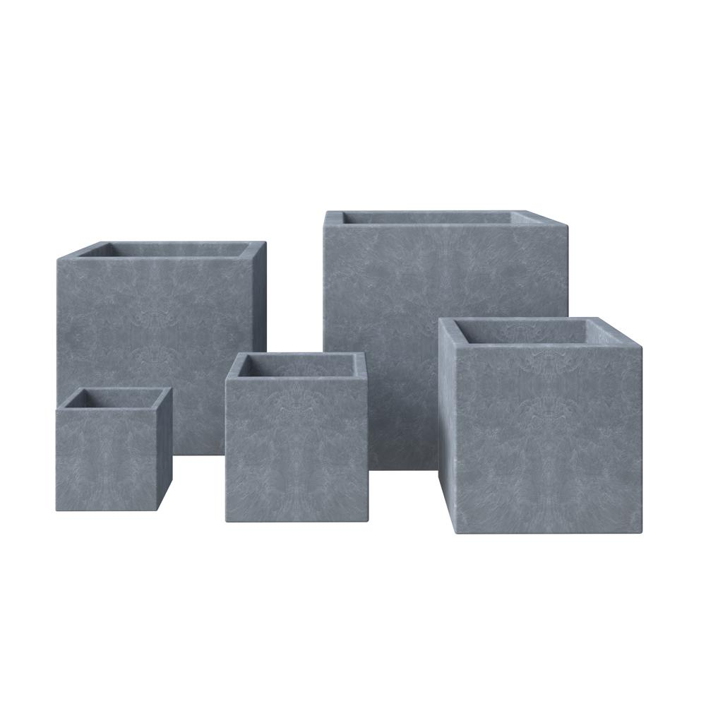 Fern Planter Set Grey