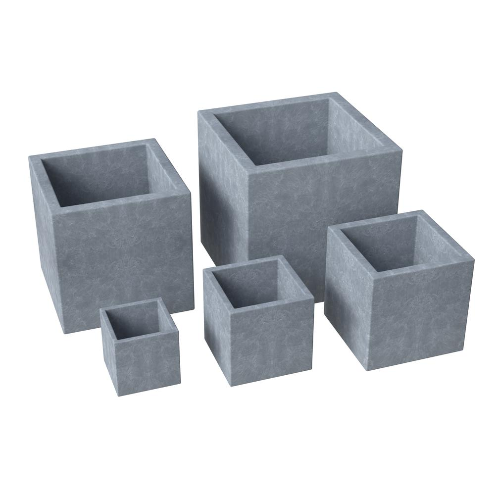 Fern Planter Set Grey