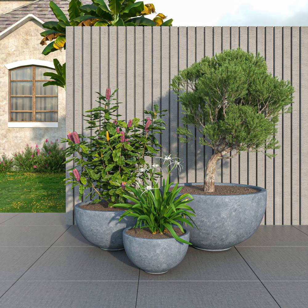 Iris Planter Set Grey