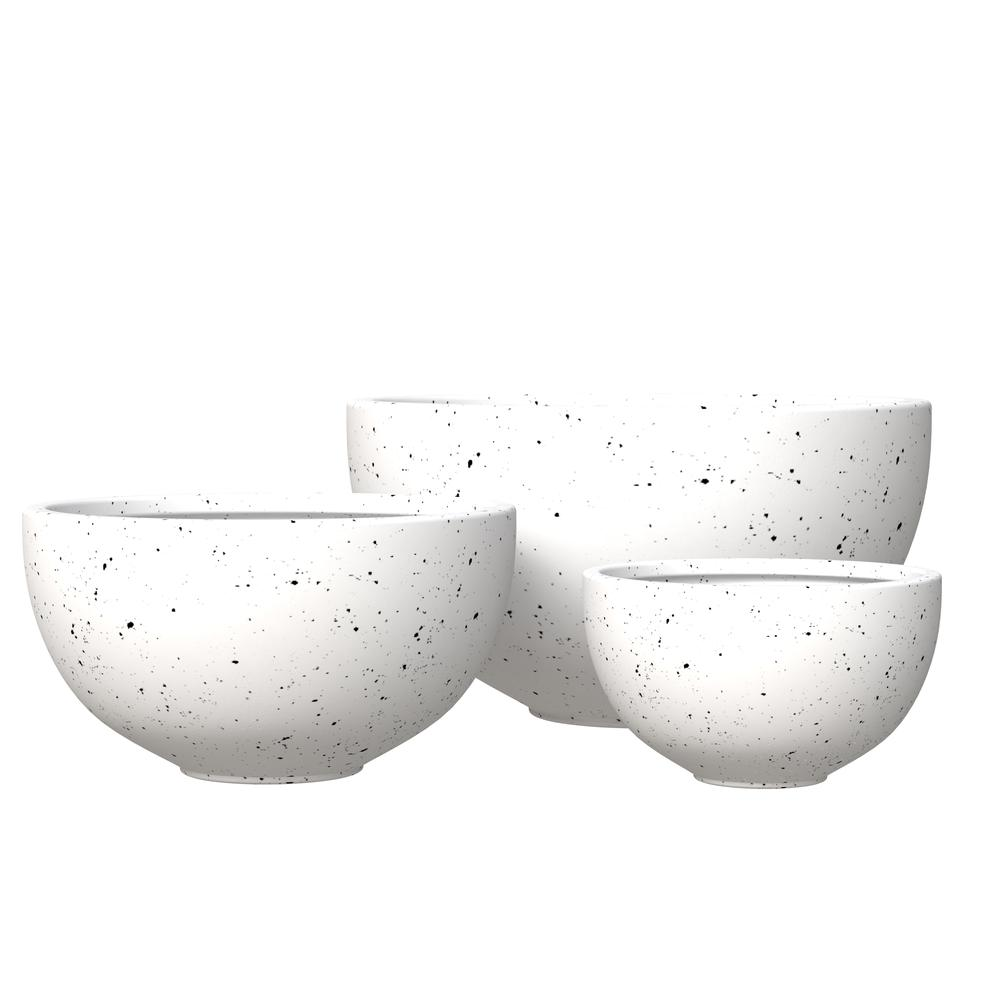 Iris Planter Set White