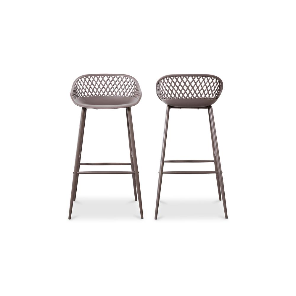 Piazza Outdoor Barstool Grey - Set Of Two