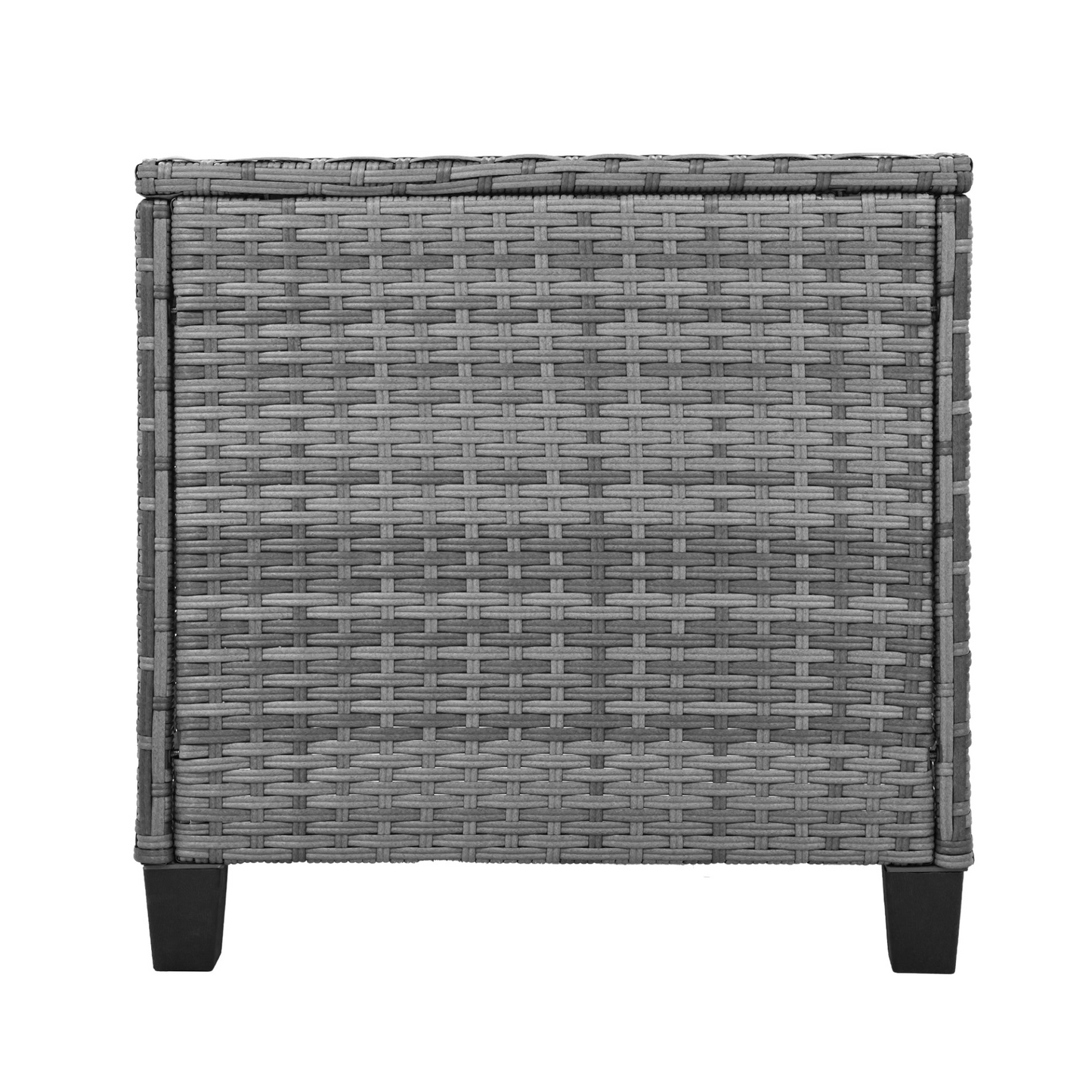 Outdoor Rattan Two-person Combination With Coffee Table, Adjustable, Suitable For Courtyard, Swimming Pool, Balcony