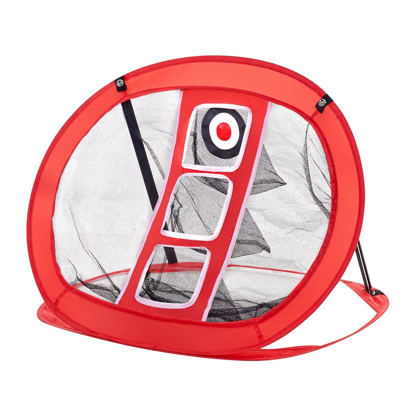 VEVOR Golf Chipping Net, Pop Up Golf Practice Net, Portable Indoor Outdoor Home Golf Hitting Aid Net with Target and Carry Bag, for Backyard Driving Training Swing, Gift for Men, Golf Lover, Red