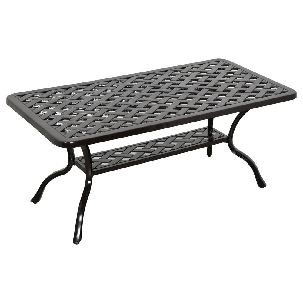 Savannah Outdoor Aluminum  Coffee Table