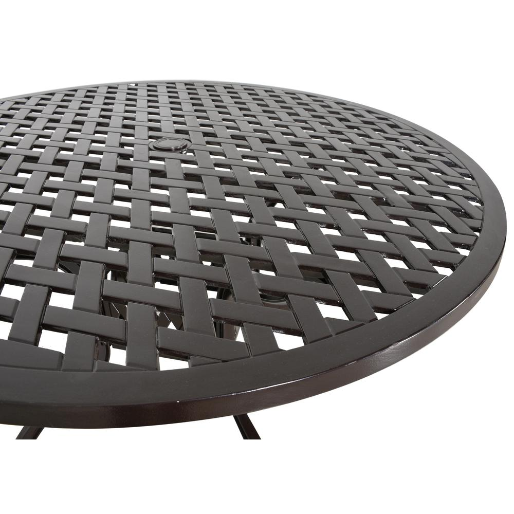 Savannah Outdoor Aluminum Round Dining Table