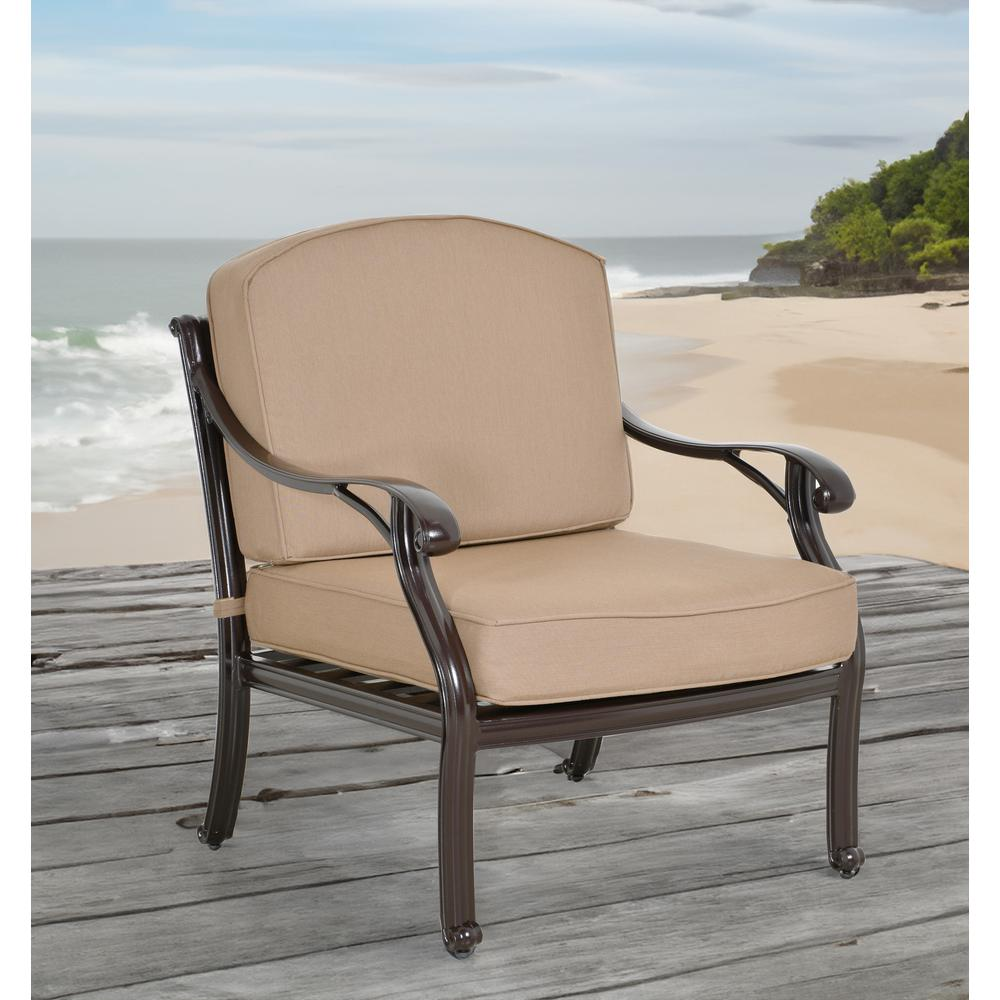 Savannah Outdoor Aluminum Club Chair