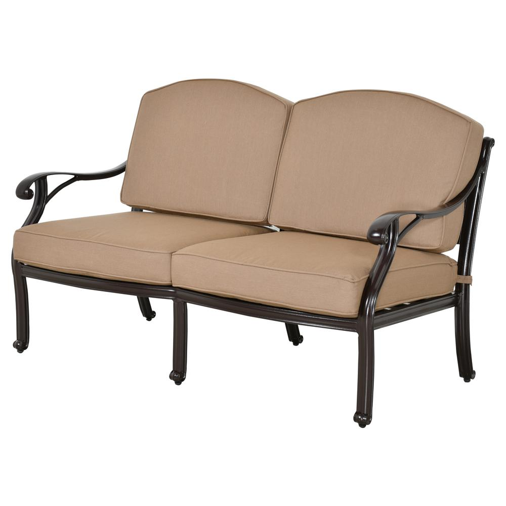 Savannah Outdoor Aluminum Loveseat