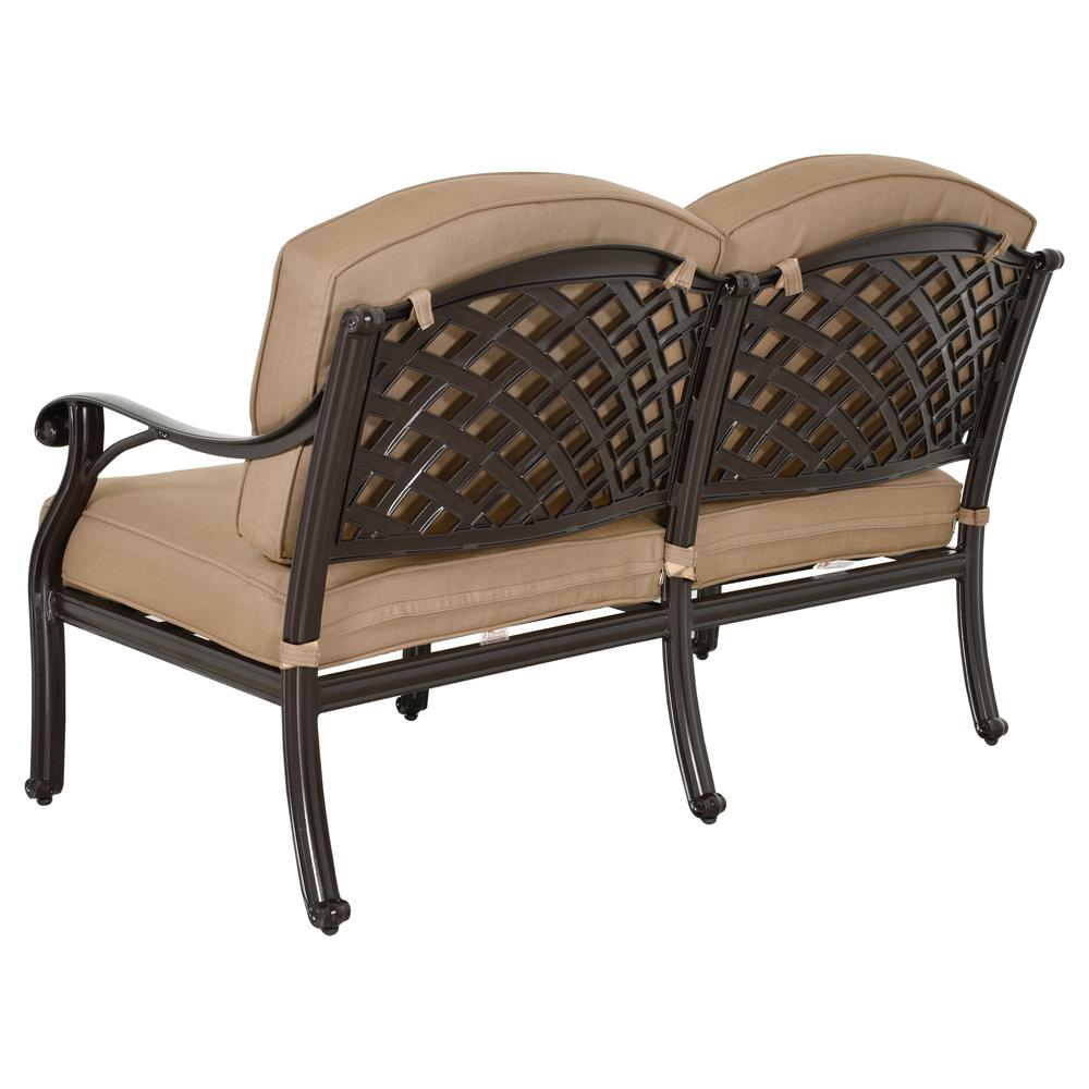 Savannah Outdoor Aluminum Loveseat