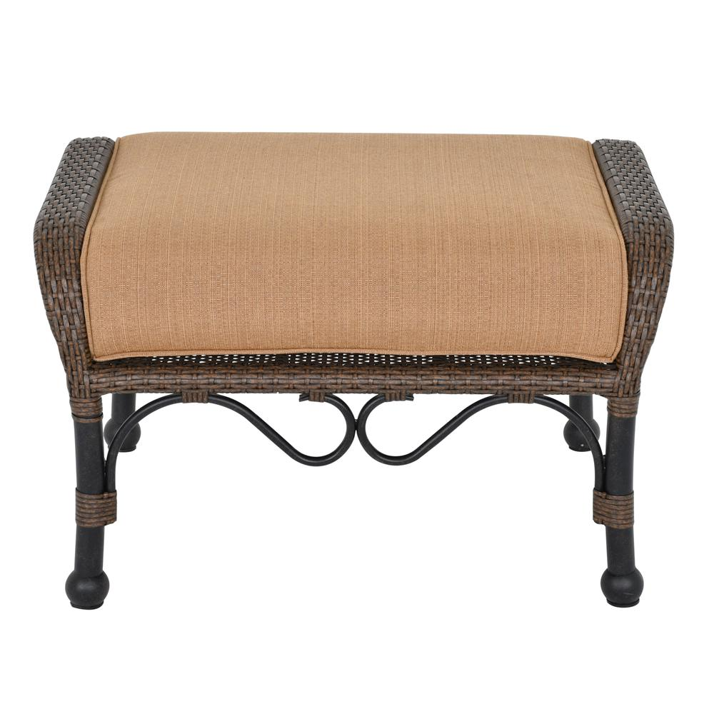 Grand Bonaire Weave Outdoor Ottoman