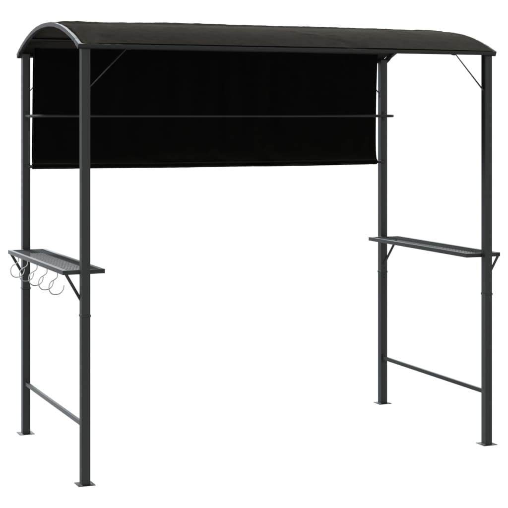 vidaXL Gazebo with Roof 86.6"x43.3"x78.7" Anthracite