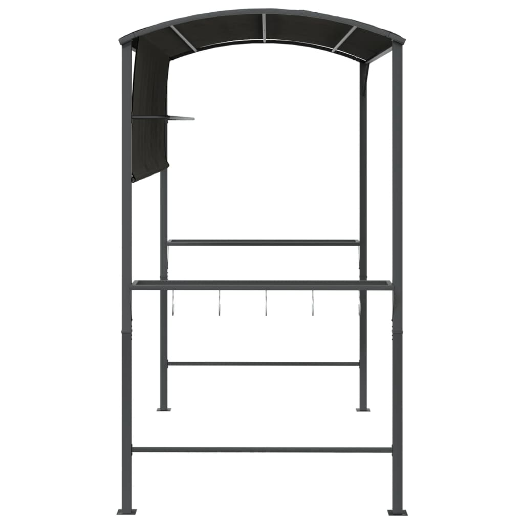 vidaXL Gazebo with Roof 86.6"x43.3"x78.7" Anthracite