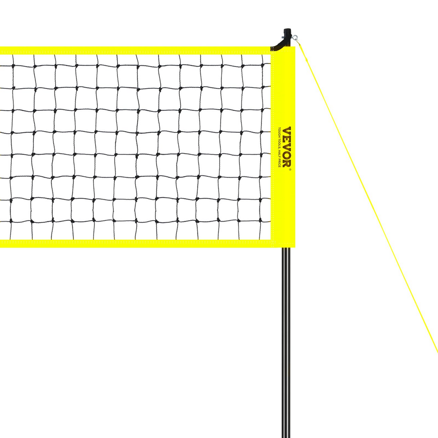 VEVOR Outdoor Portable Volleyball Net System, Adjustable Height Steel Poles, Professional Volleyball Set with PVC Volleyball, Pump, Carrying Bag, Heavy Duty Volleyball Net for Backyard, Beach, Lawn