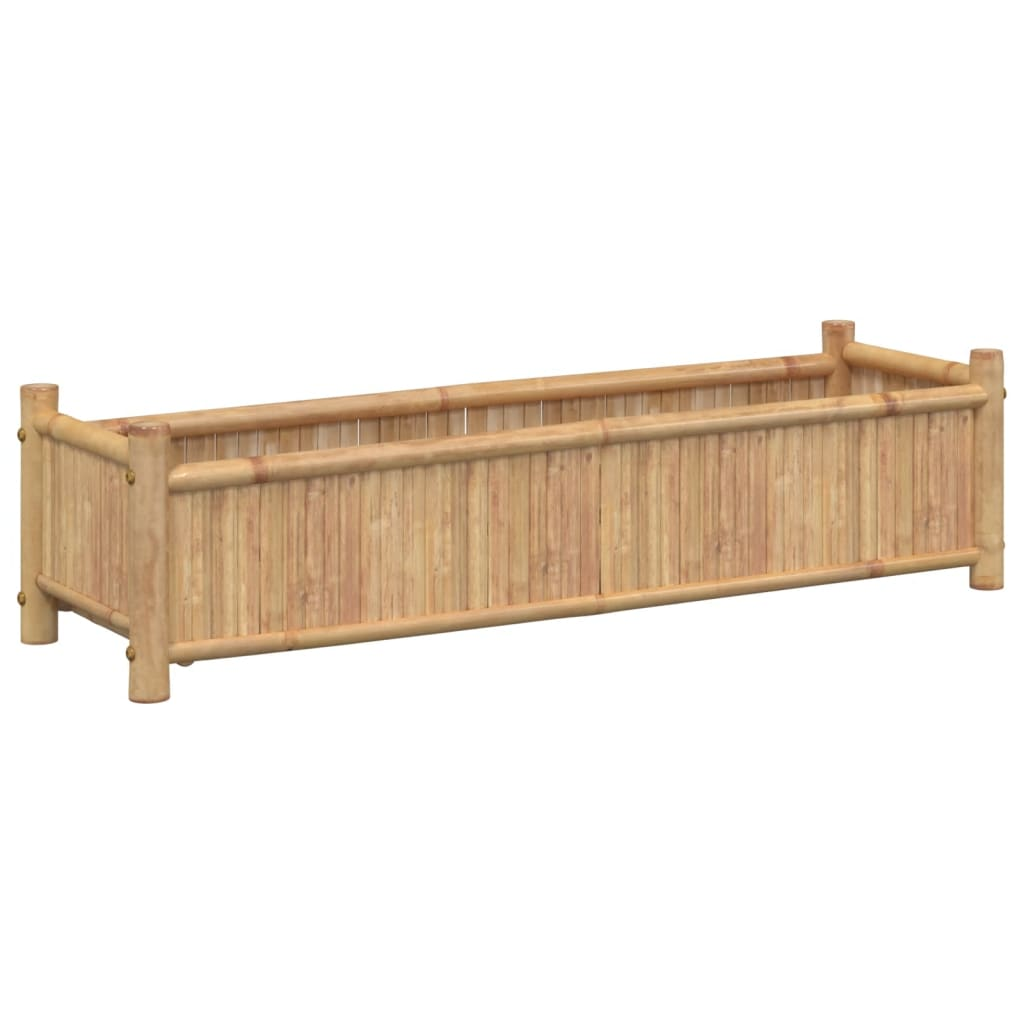 vidaXL Planter 39.4"x11.8"x9.8" Bamboo