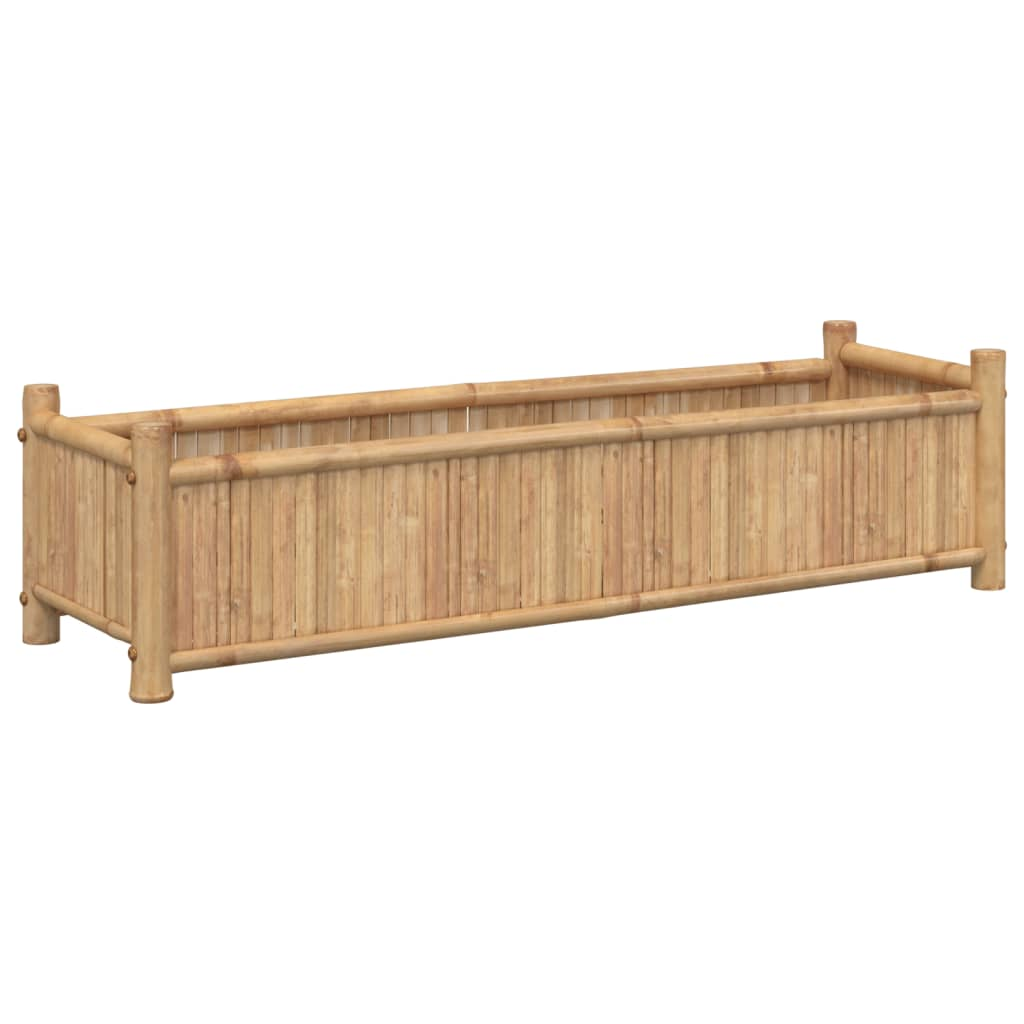 vidaXL Planter 39.4"x11.8"x9.8" Bamboo