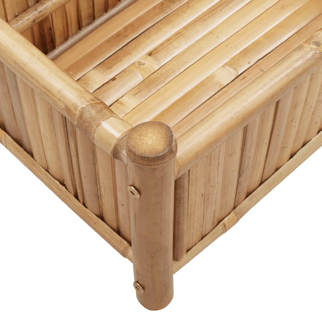 vidaXL Planter 39.4"x11.8"x9.8" Bamboo