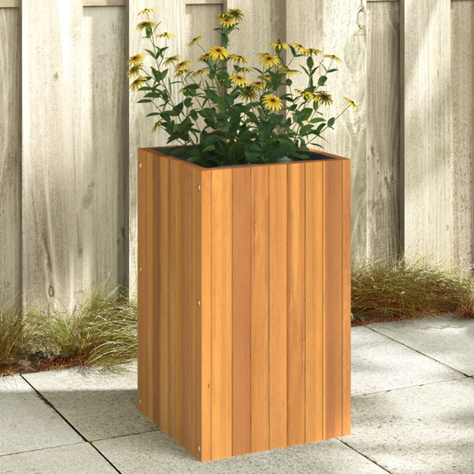 vidaXL Garden Planter 13.8"x13.8"x23.6" Solid Wood Acacia