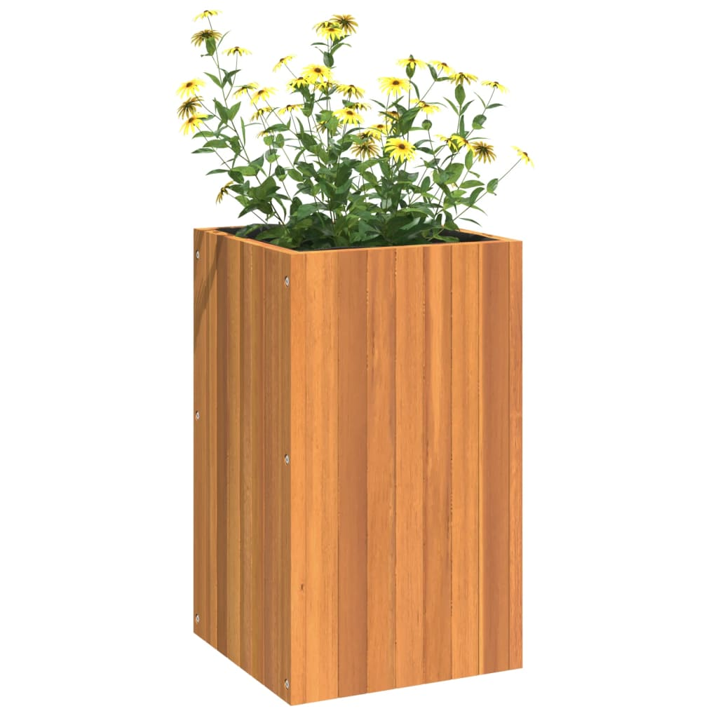 vidaXL Garden Planter 13.8"x13.8"x23.6" Solid Wood Acacia