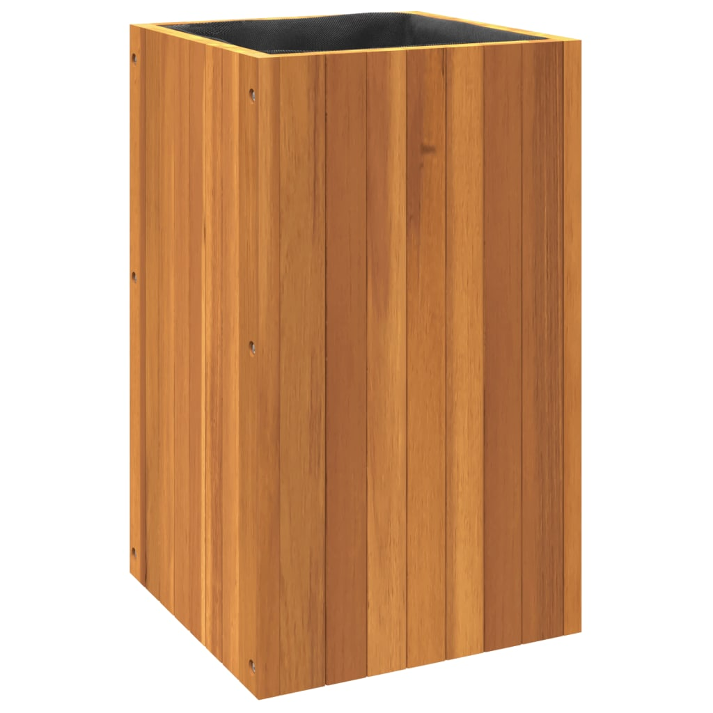 vidaXL Garden Planter 13.8"x13.8"x23.6" Solid Wood Acacia