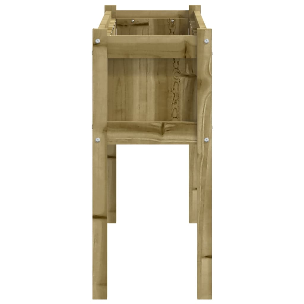 vidaXL Garden Planter with Legs 43.3"x12.2"x27.6" Impregnated Wood Pine