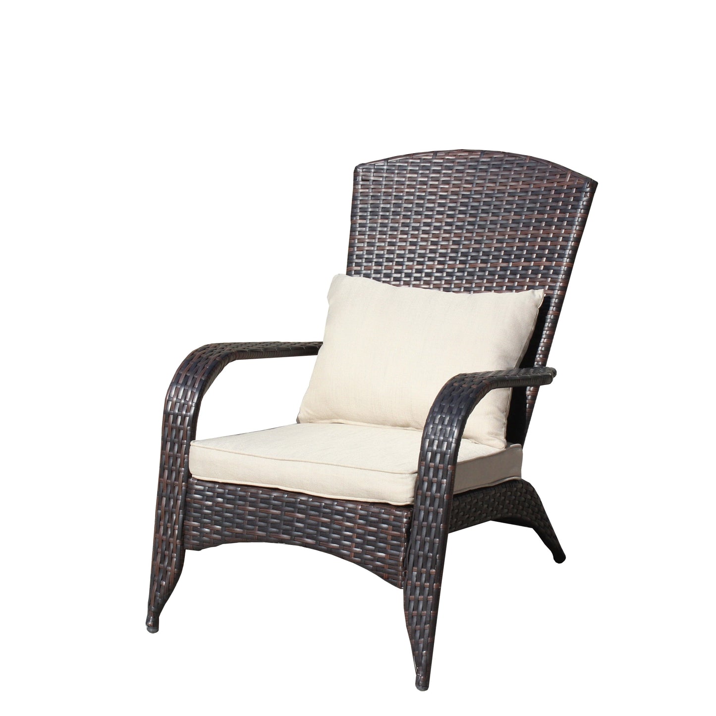 Patio Chair with Cushions(Beige Cushion)