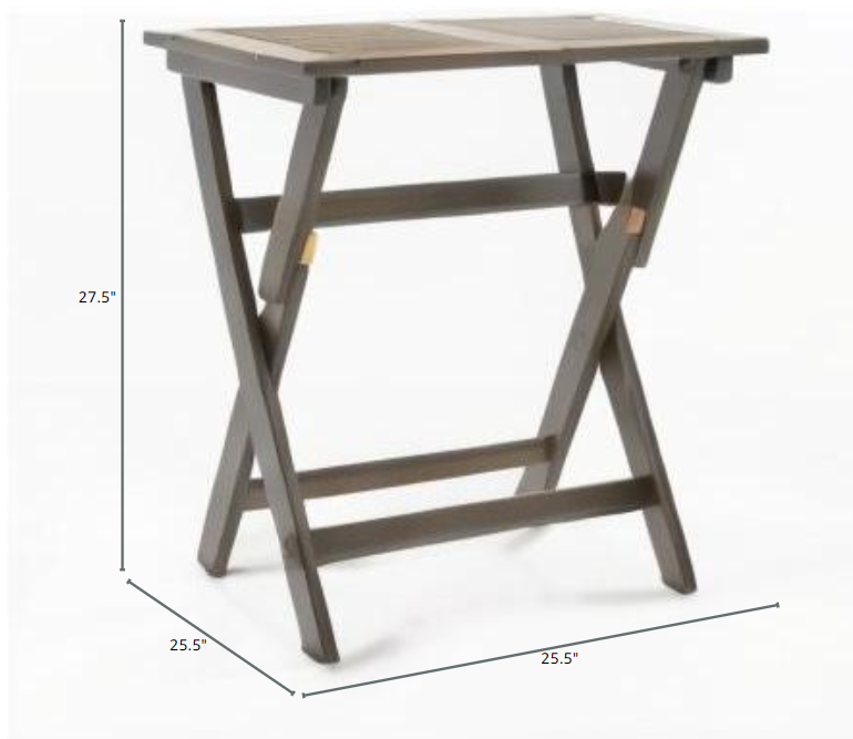 POSITANO 25 INCH FOLDABLE BISTRO TABLE