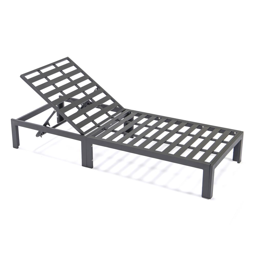 Chelsea Modern Outdoor Chaise Lounge Chair With Cushions