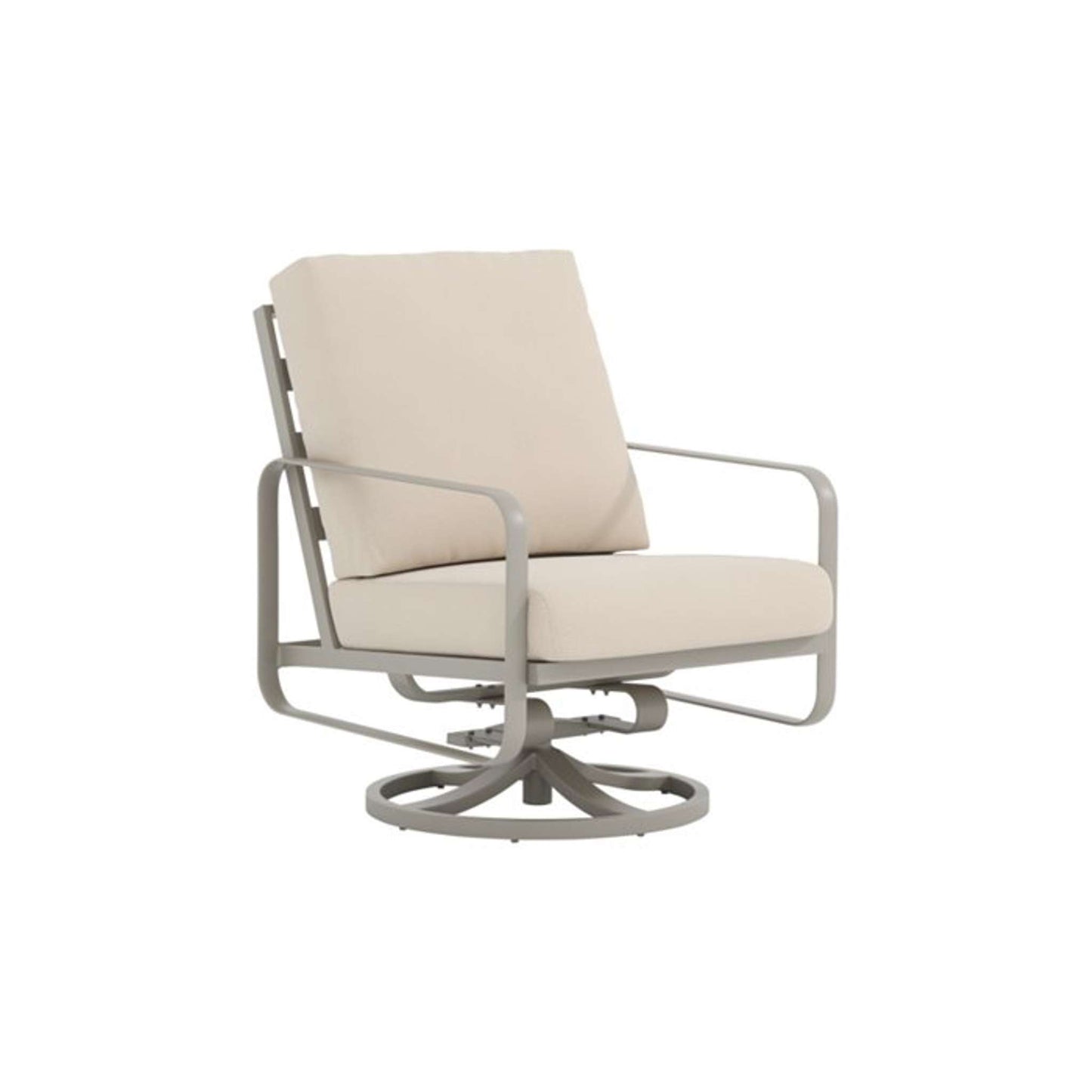 Brasilia Aluminum Swivel Action Lounger with Cushions