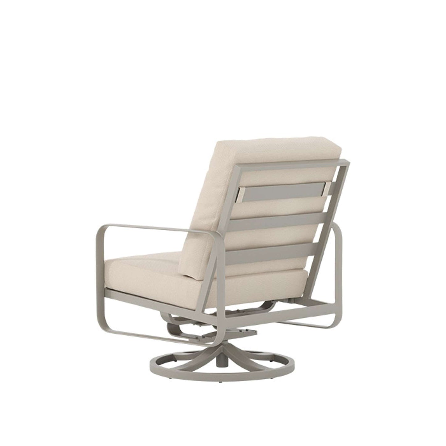 Brasilia Aluminum Swivel Action Lounger with Cushions