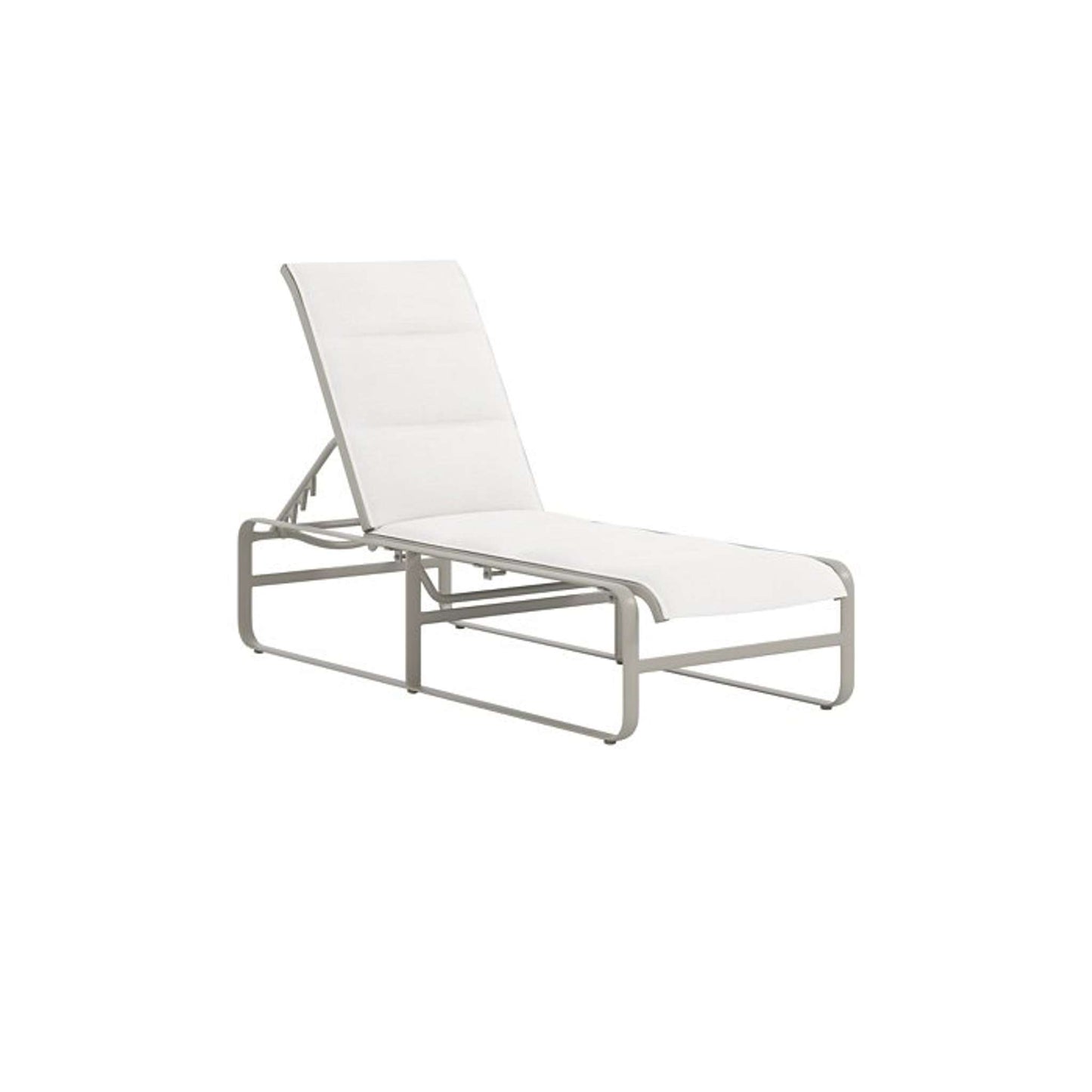 Brasilia Padded Sling Aluminum Chaise Lounge