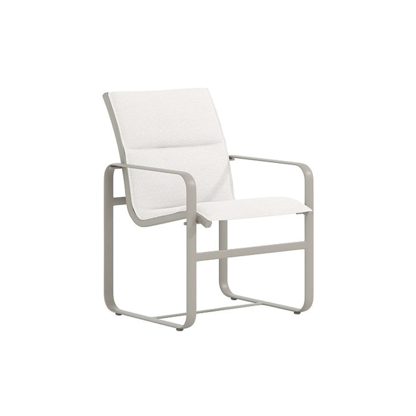 Brasilia Aluminum Padded Sling Dining Chair