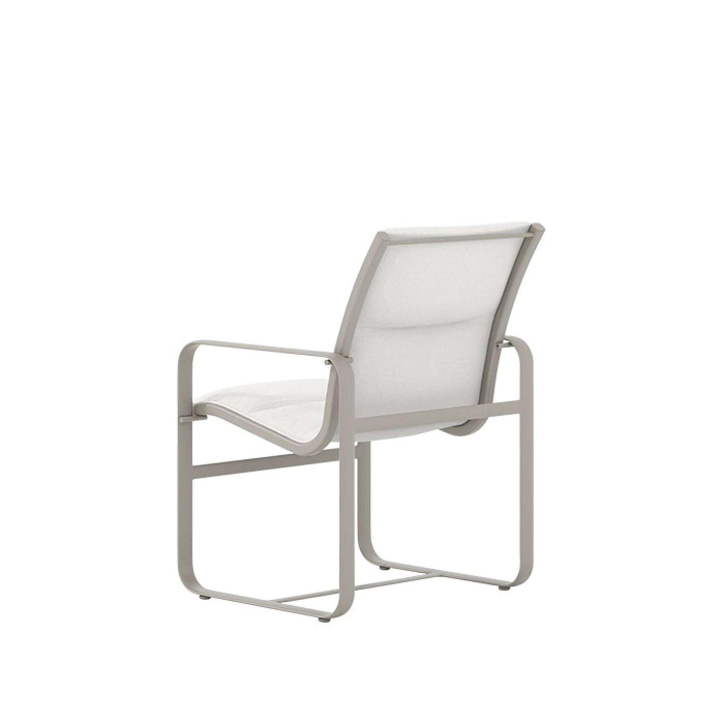 Brasilia Aluminum Padded Sling Dining Chair