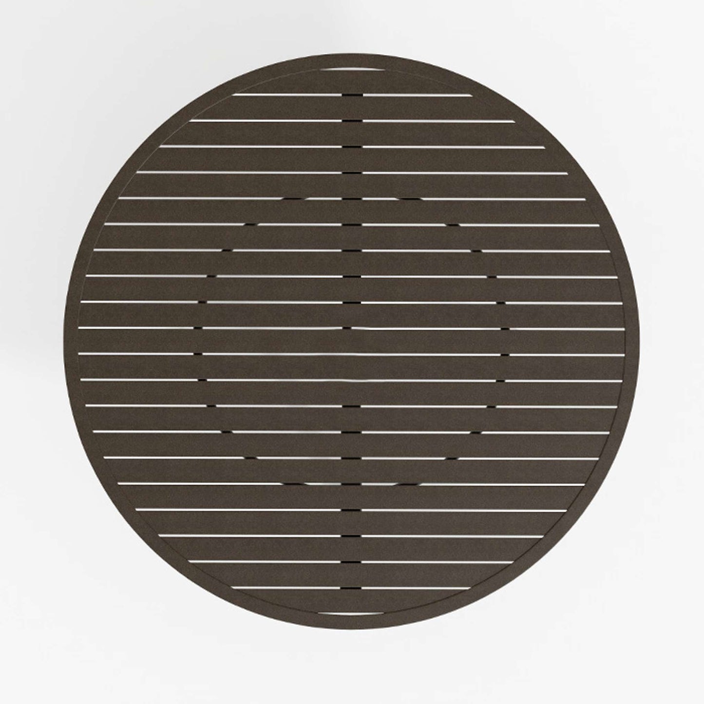 Tropitone Aluminum Slat 20" Round KD Tea Table