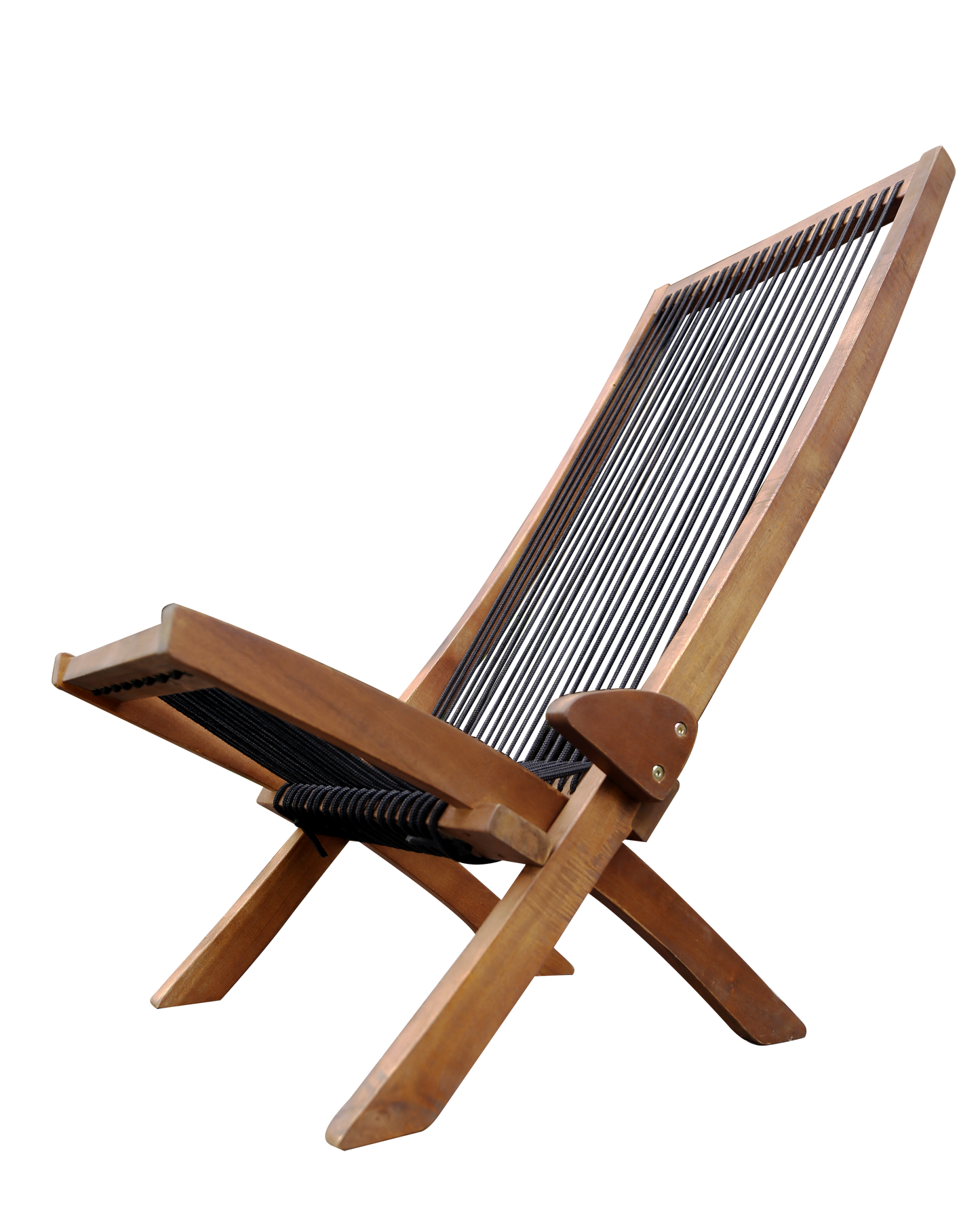 folding roping wood chair