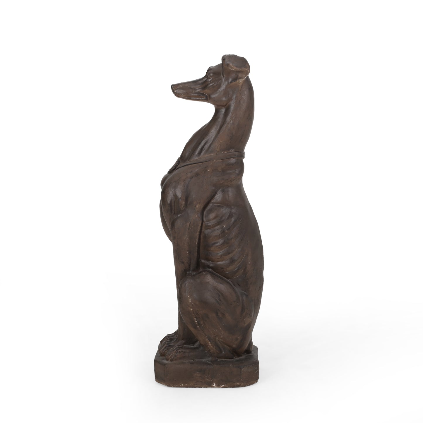 GREY HOUND DOG STATUE