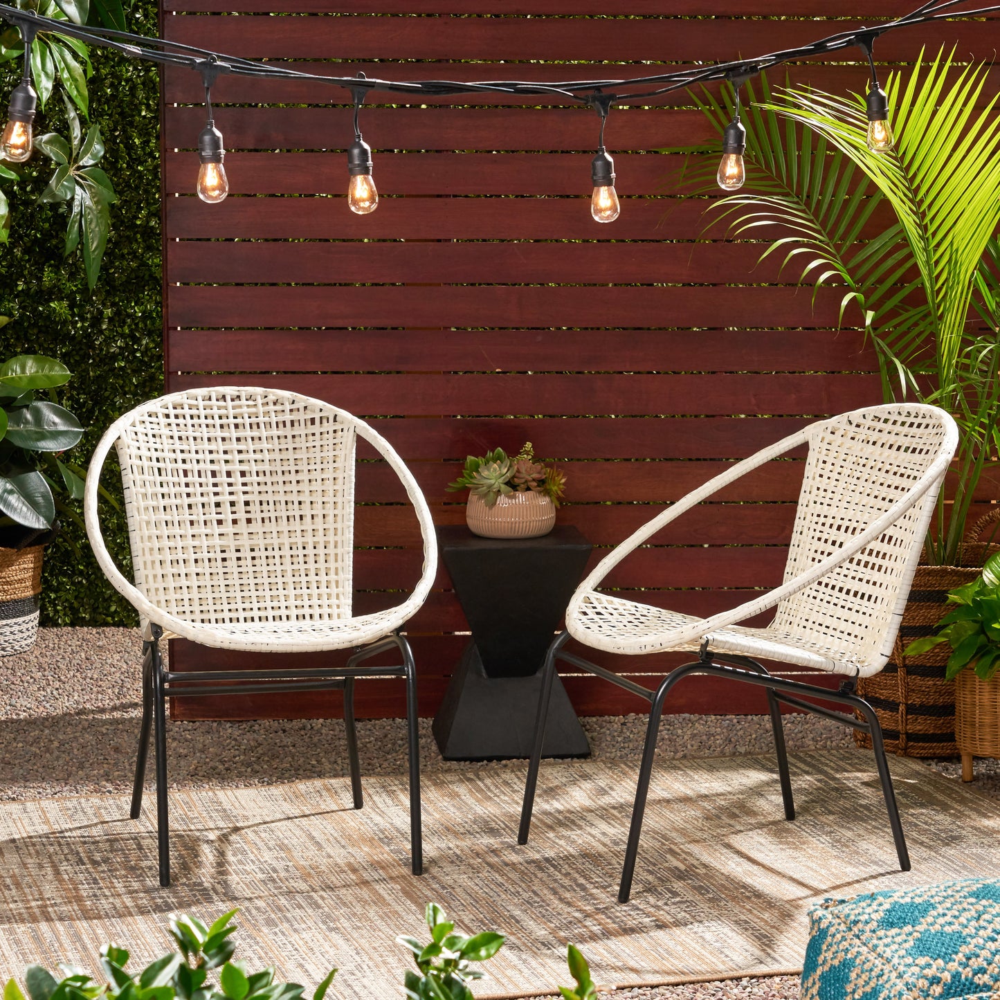 JAVA OUTDOOR WICKER CHAIR (Set of 2)