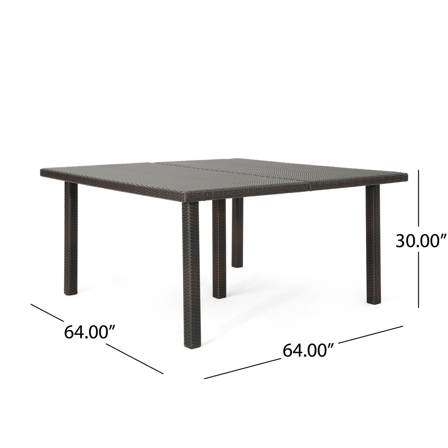 FIONA 64" SQUARE DINING TABLE