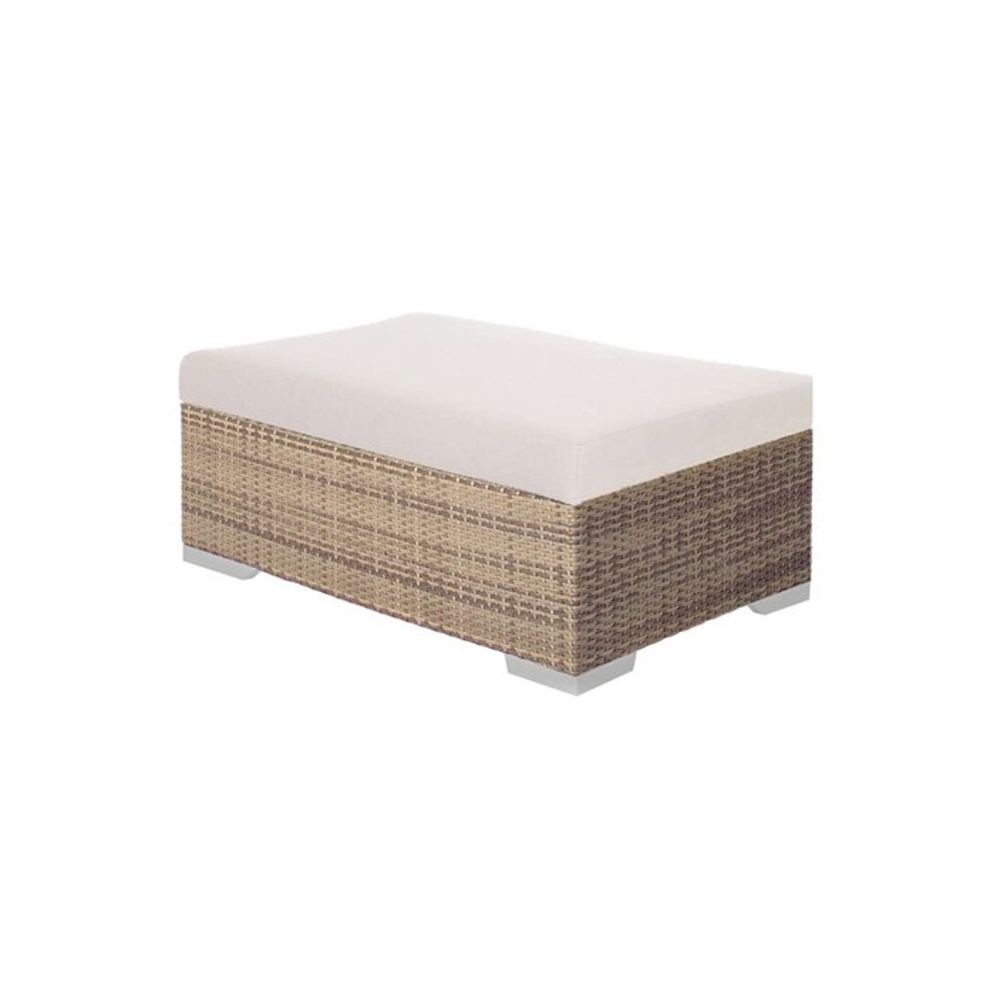 Arzo Rectangular Ottoman with Cushion