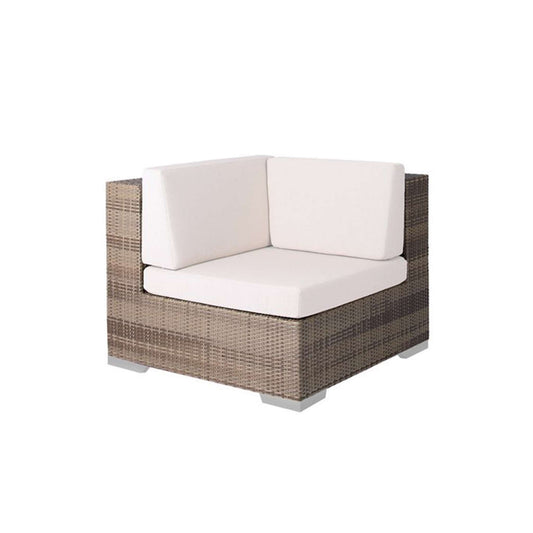 Arzo Woven Square Corner Module with Cushion