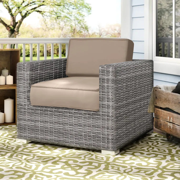 Fully Assembled Patio Chair with Cushions